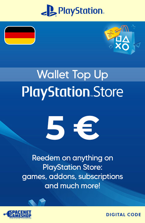 PSN Card €5 EUR [GER]